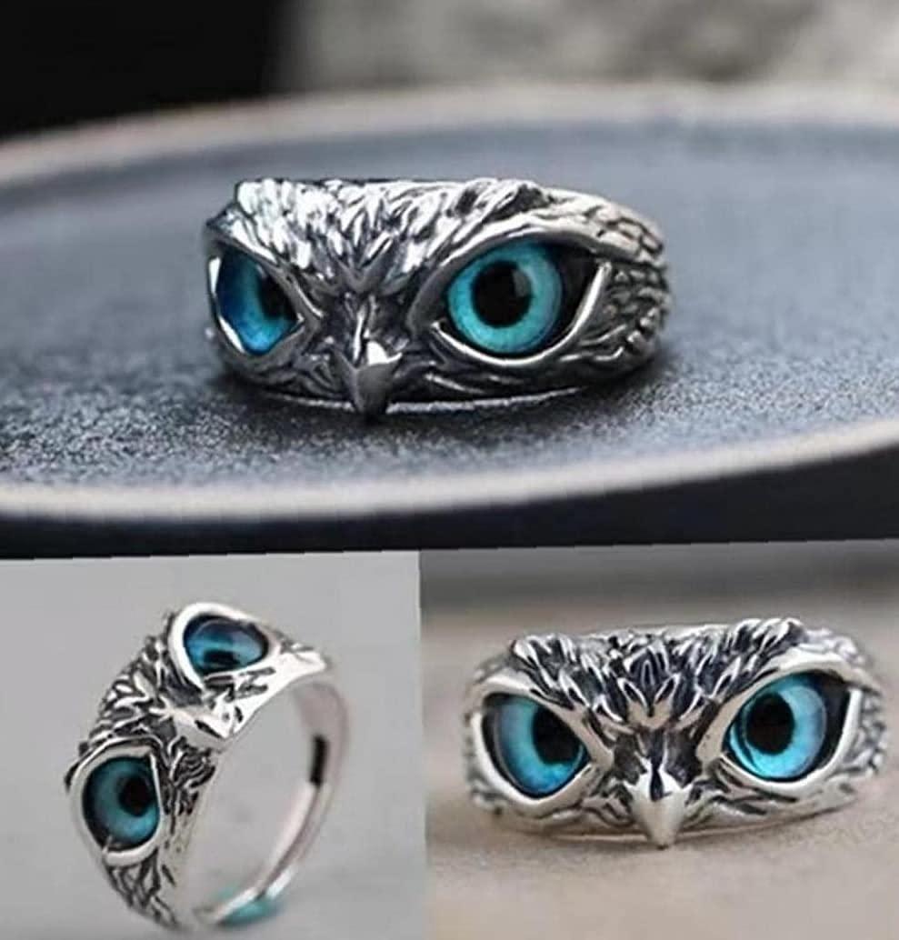 Silver Plated Wealth Attracter Owl Ring 💍✨