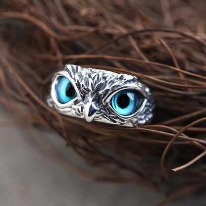 Silver Plated Wealth Attracter Owl Ring 💍✨