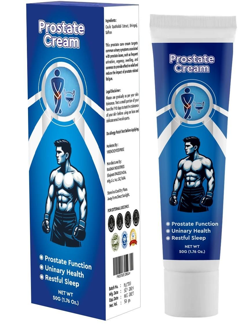 Men's Prostate Strengthening and Health Cream