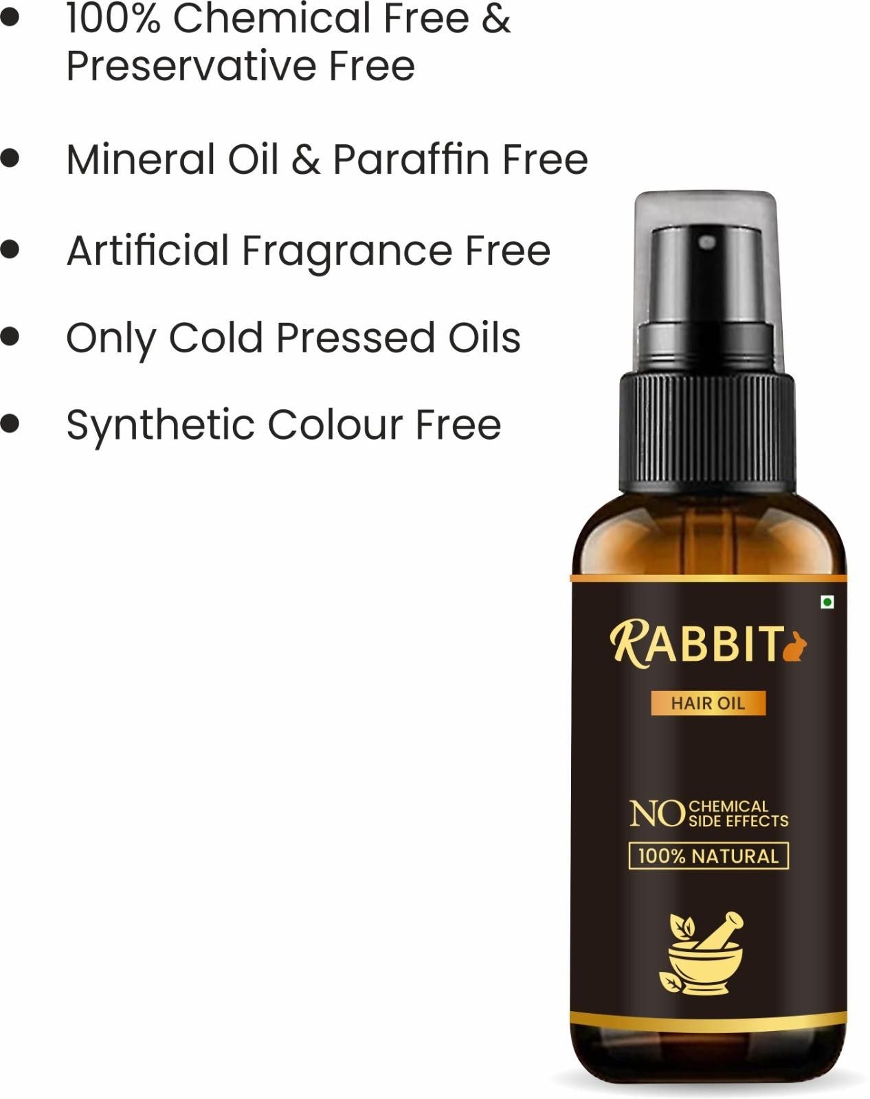 Rabbit Herbal Hair Oil 🌿