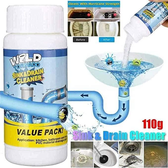 Powerful Drainage, Sinks & Pipes Blockage Removal Powder