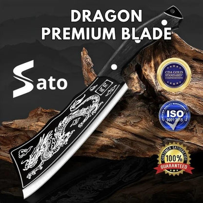 Dragon Chopping Knife Stainless Steel Blade🔥