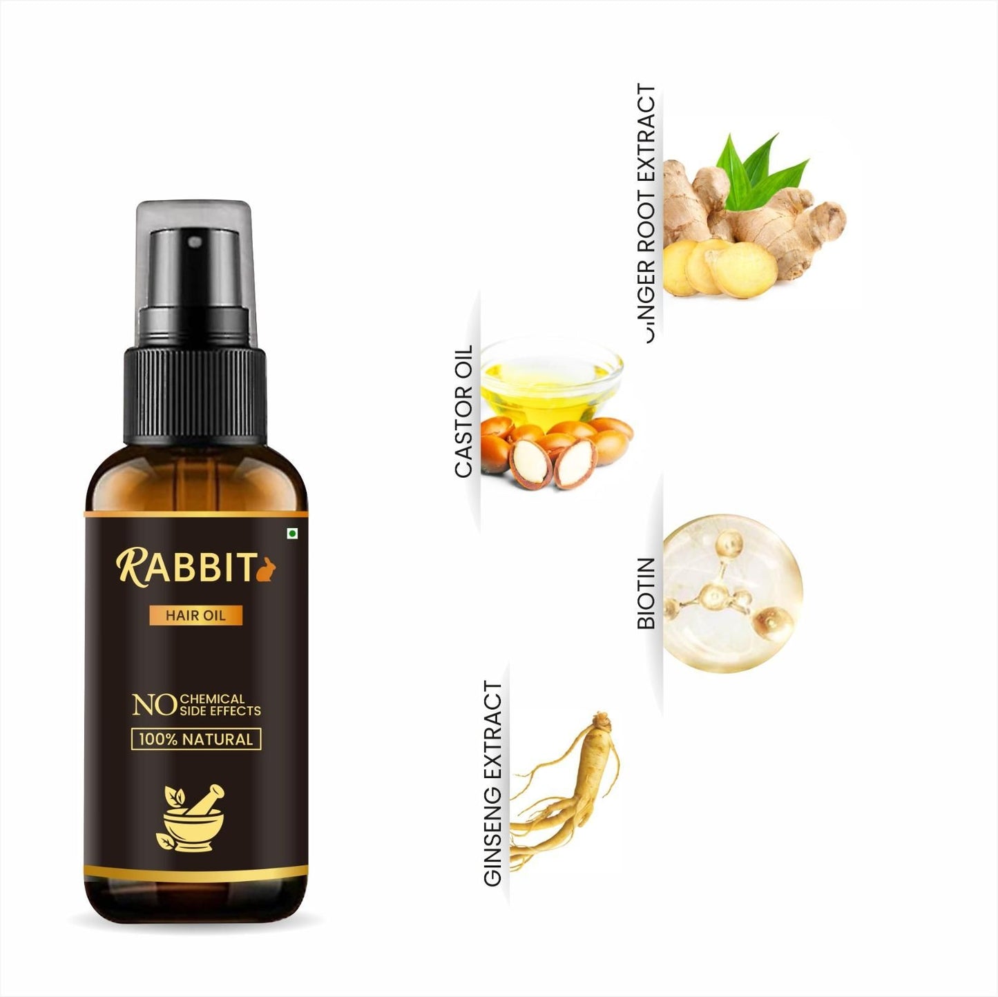 Rabbit Herbal Hair Oil 🌿