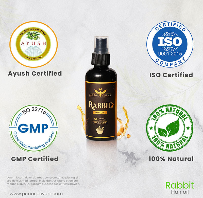 Rabbit Herbal Hair Oil 🌿