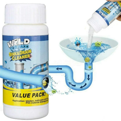 Powerful Drainage, Sinks & Pipes Blockage Removal Powder